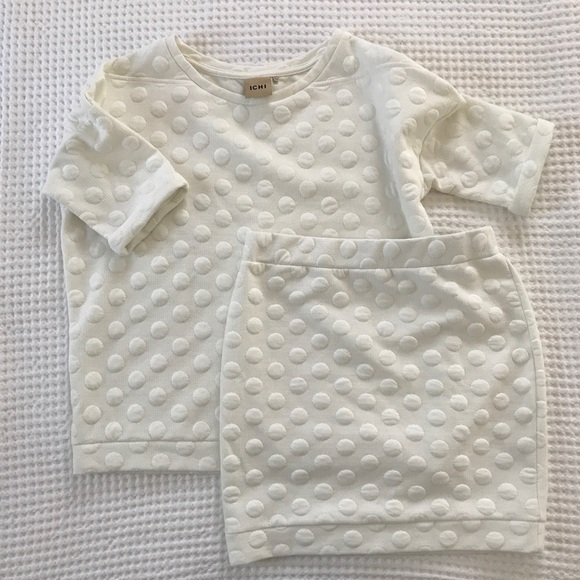 Ichi Other - [Ichi] Shirt + Skirt Set